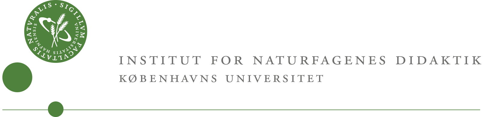 logo for institution for naturfagenes didaktik københavns universitet