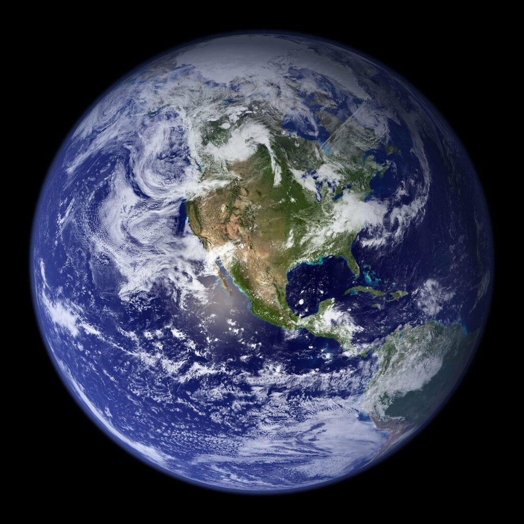 Jorden set fra rummet