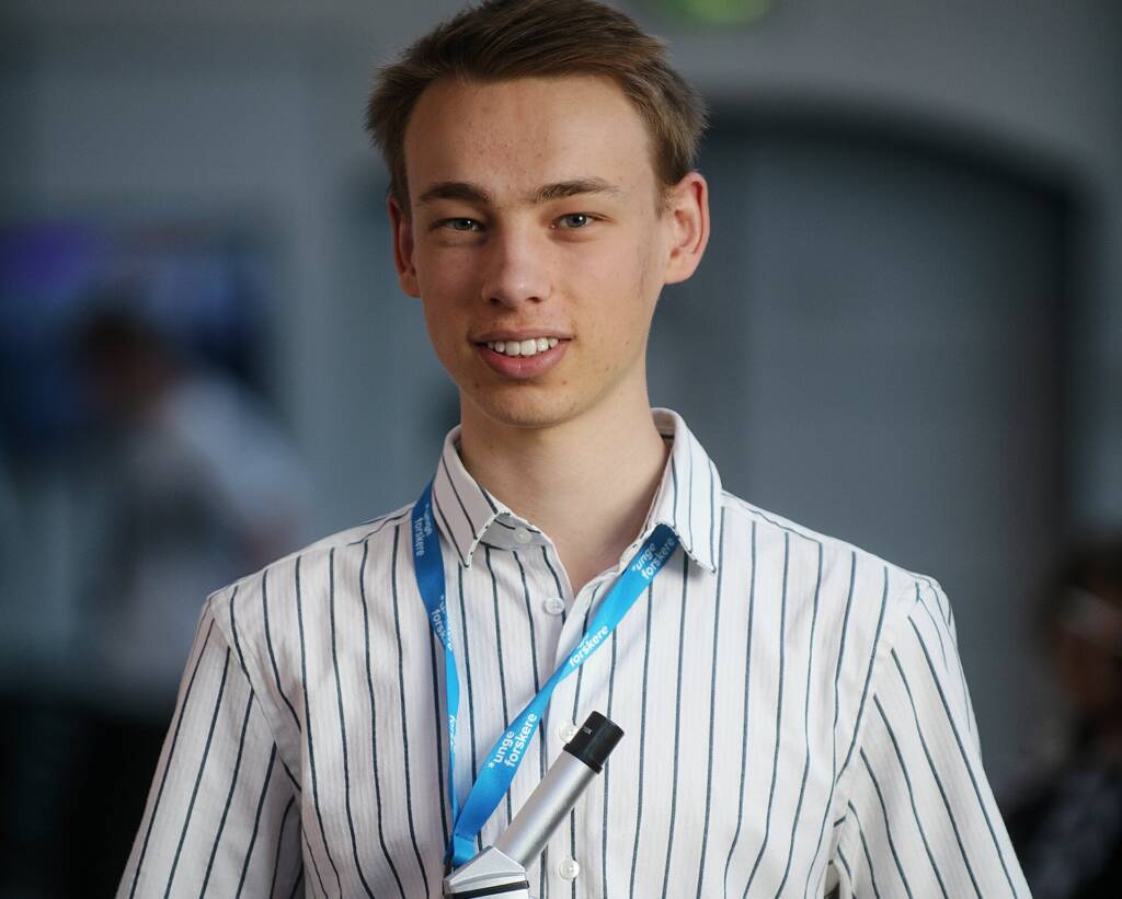 Konrad Basse Fisker - vinder af Unge Forskere senior