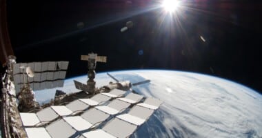 Solpaneler på ISS